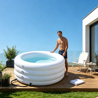 Baignoire Spa Gonflable Extérieure Grande Taille en PVC de Haute Qualité pour Adultes – Matériau PVC – Fabricant