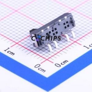 K3-1336S-L1 Slide Switch SMD Switch Single Pole Three Throw Rectangle Pin Header Gull Wing Type 13mm - Product Image 2