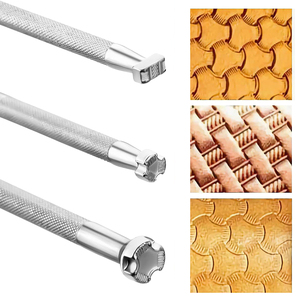 3pcs da 10cm tem, da chuyên nghiệp thủ công công cụ làm việc, da Punch công cụ thủ công tem nghệ thuật Công cụ khắc và dập nổi - Product Image 1
