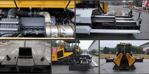 Finitrice per Asfalto SAP80C-10A di Marca Top, 8m, Alta Efficienza, per Costruzione di Strade Principali e Autostrade - Product Image 6