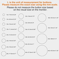 Boutons décoratifs ronds en plastique recouverts de tissu personnalisés (couleur, taille, logo) pour costumes, robes et vêtements de cérémonie – Accessoires de couture