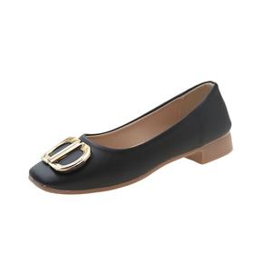 Nuevos Zapatos de Mujer al por Mayor con Punta Cuadrada, Elegantes, para Trabajo, Ocio, Aire Libre, Planos, con Hebilla Metálica, Parte Superior Suave, Tacón de 3 cm - Product Image 6