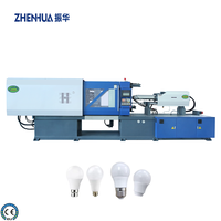 ZHENHUA 338T Machine de soufflage par injection Production de lampes à LED d'ampoule à LED Diffuseur d'ampoule en PP PC "A" Forme Ampoule Shell Abat-jour