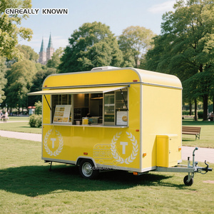 OEM Coffee Bar Truck Barbecue Cart Cook Trailer Mobile Kitchen Hotdog BBQ Food Trailers - Product Image 1