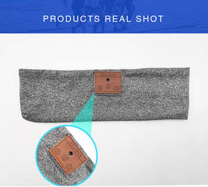 แฟชั่นขายดีที่คาดผมกลางแจ้งกีฬาหูฟังไร้สายหน้ากากปิดตาเพลงการนอนหลับที่คาดผม - Product Image 3