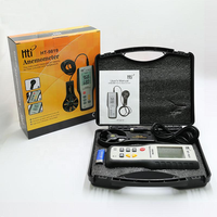 Harga Pabrik HTI HT-9819 Pengukur Kecepatan Angin Layar LCD Vane Anemometer Digital