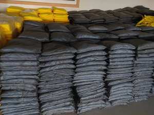 Offre Spéciale Meltblown 120 <span class=keywords><strong>L</strong></span> Kit de déversement de produits chimiques Hazmat Absorb Mobile Container Bin avec Wheeled Spill Container - Product Image 2