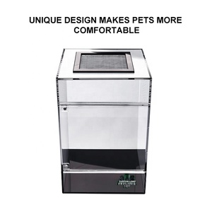 Evitar que la comida viva se escape <span class=keywords><strong>de</strong></span> la prisión, jaula acrílica para reptiles, caja <span class=keywords><strong>de</strong></span> alimentación, tanque <span class=keywords><strong>de</strong></span> agua <span class=keywords><strong>de</strong></span> tortuga, caja <span class=keywords><strong>de</strong></span> escalada <span class=keywords><strong>de</strong></span> lagarto - Product Image 5