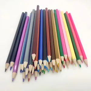Oem מותג אמן 12 צבעים מתקדם ערכת עם מותאם אישית ב נייד אריזת מתנה עגול שמן מבוסס צבע עיפרון סט לילדים