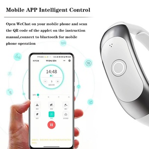 Masajeador de Cuello Eléctrico Inalámbrico Portátil Inteligente con Bluetooth, Compresa Caliente y Pulsaciones EMS, con APP, Novedad - Product Image 6