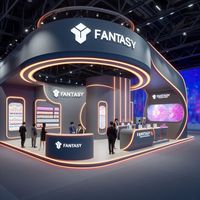 Stand d'exposition abordable mais professionnel, offrant une excellente valeur pour les exposants de salons professionnels soucieux de leur budget