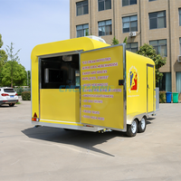 Camion de restauration mobile Chammp entièrement équipé en acier inoxydable, personnalisé, avec des caractéristiques résistantes à la rouille