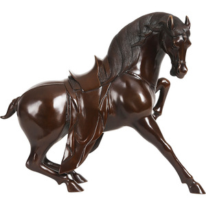 Figura de Caballo General de Latón de Copper World, Hecha a Mano, Decoración para el Hogar u Oficina, Regalo - Product Image 4