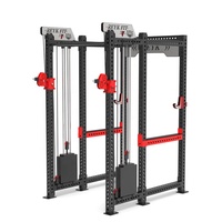 Équipement de musculation et de fitness de haute qualité, directement de l'usine, pour salle de sport commerciale et usage domestique, avec cadre à six colonnes et câble croisé, avec garantie