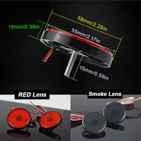 Feu arrière LED rouge, réflecteur de pare-chocs, feu stop pour IQ Scion IQ XB Nissan Qashqai Dualis Juke X-Trail