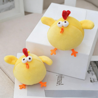 Peluche Poussin Rond de Dessin Animé - Jouet en Peluche Douce en Forme de Poulet pour Anniversaire, Anti-Stress, Vente en Boutique