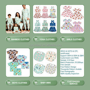 <span class=keywords><strong>Boutique</strong></span> 8 Stili di Tutine per Neonati, Pigiami Stile Attivo con Stampe, Manica Corta Estiva in Tessuto di Bambù, Tutine con Piedini per Neonati - Product Image 6