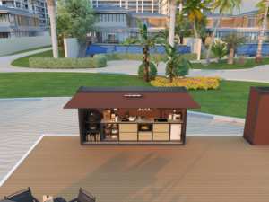 Système de cuisine d'extérieur portable tout-en-un Tiroirs de réfrigérateur à gaz intégrés Installation facile Conception modulaire Étanche - Product Image 2