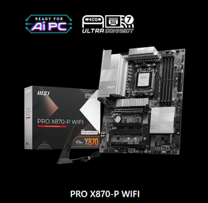 Tarjeta Madre M SI PRO X870-P WIFI AM5 al por Mayor para AMD Ryzen 9000/8000/7000, DDR5, 5G LAN, Wi-Fi 7, PCIe 5.0, ATX - Product Image 2