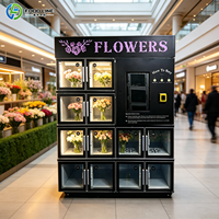 Distributeur automatique de fleurs intelligent de grande capacité pour l'entrée du parc
