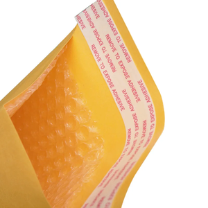 Sacs d'expédition en papier kraft à bulles autocollants sécurisés personnalisés antichoc imperméables écologiques biodégradables de type enveloppe - Product Image 4
