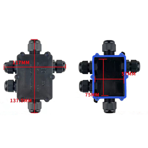 CDE102-5P Ip68 Outdoor Electrical Junction Box Plastic Abs Waterproof Screw Cable Waterproof Junction Box - Product Image 2