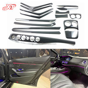 Garniture intérieure en Fiber de carbone sèche de haute qualité pour <span class=keywords><strong>Mercedes</strong></span>-Benz S450 S680 <span class=keywords><strong>S580</strong></span> S63 S65 W222 Installation de pâte intérieure de voiture - Product Image 1