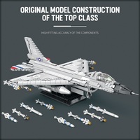 F-16 mücadele Falcon Fighter Jet yapı taşları Set gökyüzü Pilot helikopter askeri Tank modeli Unisex hava kuvvetleri uçak oyuncak plastik