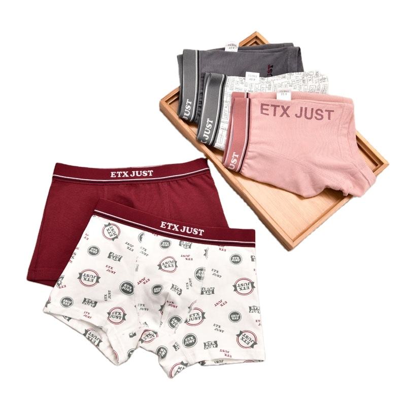 Fornitori della cina boxer per ragazzi slip intimo in cotone per
