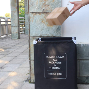 Custom Parcel Drop Box Express Package Delivery Box Container Outdoor Fabric Mailbox