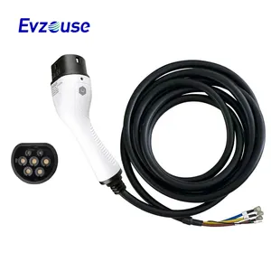 portable ev charger IEV charger supplier 32A Single phase sae j1772 type 1 ev charging connector with cable