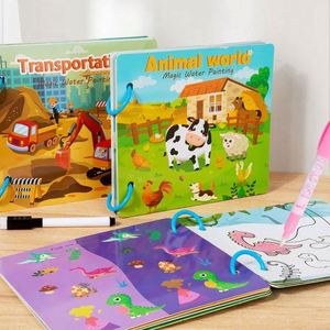Juguete Educativo de Aprendizaje, Libros para Colorear con Agua Mágica para Niños Pequeños - Product Image 1