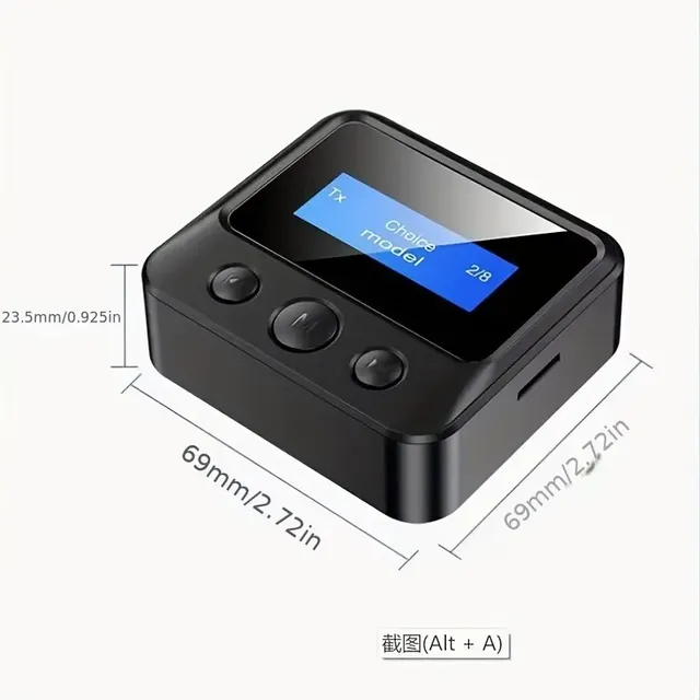 Wireless Transmitter And Receiver 5.0 Audio Receiver With Display Screen, Wireless Audio Adapter