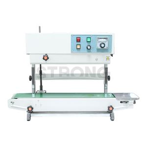 เครื่องซีลแบบต่อเนื่อง FR900 เครื่องซีลฟิล์มแนวตั้งแบบตั้งโต๊ะขนาดเล็กสำหรับชา ธัญพืช อาหารแมว ผลไม้อบแห้ง - Product Image 3