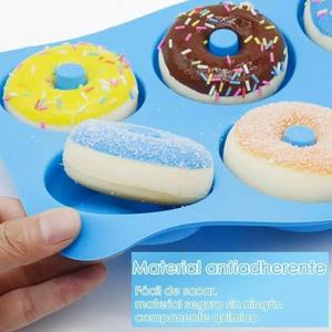 Juego de Moldes de Silicona Reutilizables para Donas, Antiadherentes, para Hacer Donas, Cupcakes y Muffins Caseros, Fáciles de Limpiar, Aptos para Horno - Product Image 4