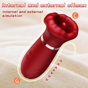 Vibrador de Succión Oral, Juguetes <span class=keywords><strong>Sexuales</strong></span>, Estimulación de Lengua, Pezones y Clítoris, Boca Grande 4 en 1, Juguetes <span class=keywords><strong>Sexuales</strong></span> para Mujeres, <span class=keywords><strong>Juegos</strong></span> Sensuales - Product Image 2