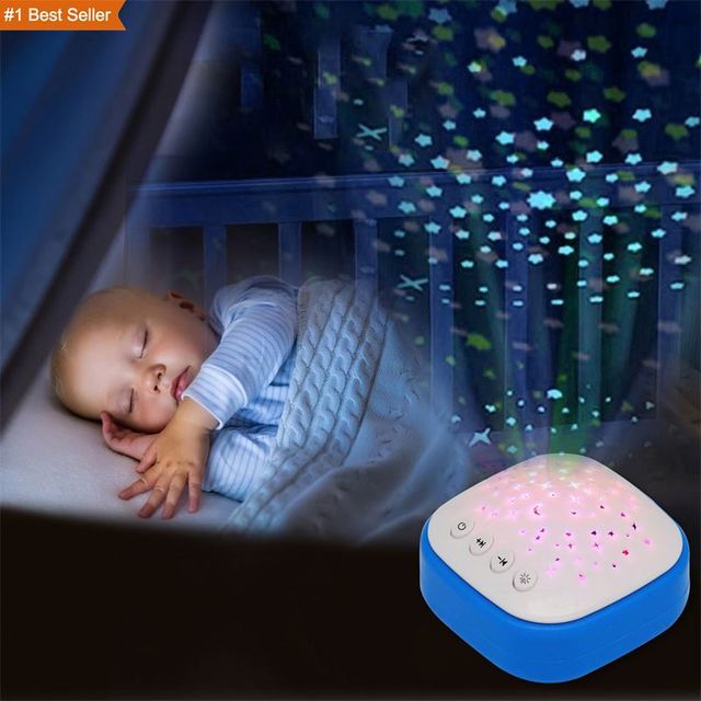 Jumon Portable Baby White Noise Machine with Star Projector Night Light Personal Use 1 Year Warranty Kids Sleeping Aid