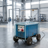 Groupe électrogène diesel silencieux à châssis ouvert, faible bruit, avec ATS et télécommande, pour chantier de construction, compatible Wechai Yuchai