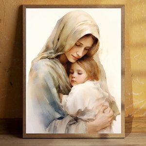 Lenguas de fuego: escena de Pentecostés con Espíritu Santo, pintura al óleo dramática-Devoción dinámica para espacios de Iglesia - Product Image 3