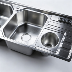 <span class=keywords><strong>Lavello</strong></span> da Cucina Quadrato in Acciaio Inox A03B, Design Moderno a Due Fori, <span class=keywords><strong>Dimensioni</strong></span> 1200*500mm, Vendita all'Ingrosso - Product Image 3