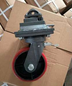 3 Tonnen 5 Tonnen Hochleistungs-Rollen räder 8-Zoll-Rad mit Bremse - Product Image 4