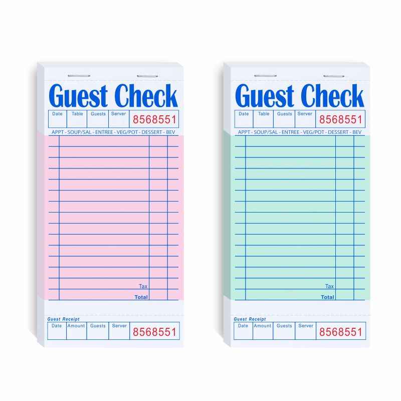 3-Part Cash Receipt Book - Receipts For Payments (Book Of 200 - View #3