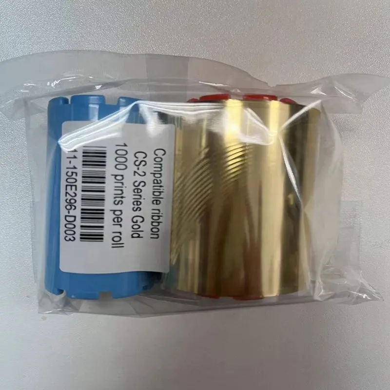 HiTi CS-2-Serie 1000 Auflagen kompatibles metallfarbenes Goldband