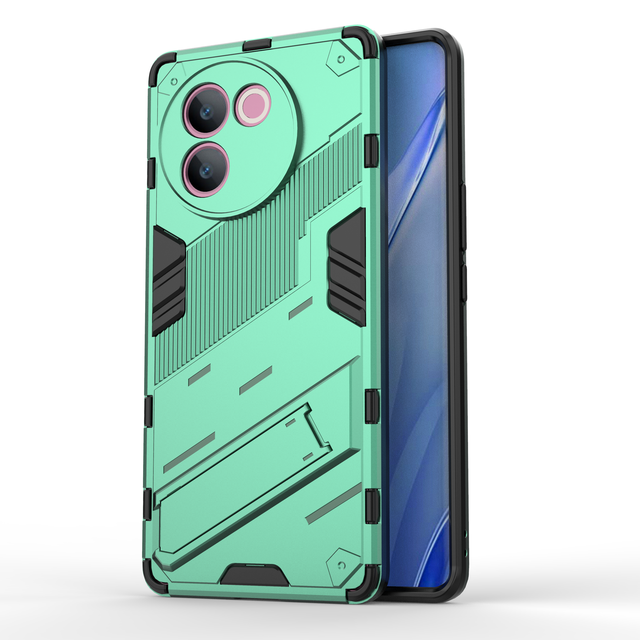 Kickstand Shockproof TPU Hard Plastic PC Cell Phone Cover Case for Vivo V30E 5G V30 Pro Reno 11 Pro Y78 Z9 4G