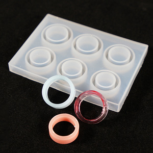 Moule en résine de silicone de différentes tailles assorties durables et faciles à libérer pour bagues Moules à anneaux en résine époxy en <span class=keywords><strong>forme</strong></span> de cercle - Product Image 4