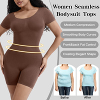 Body gainant amincissant personnalisé à haute compression, sculptant la taille et le ventre, sans couture, fabricant de shapewear