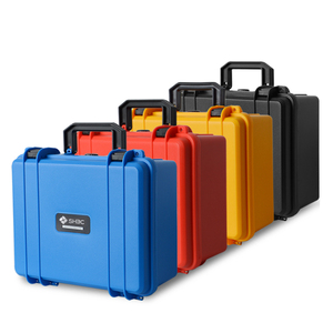 Cassetta degli strumenti di sicurezza ABS cassetta degli attrezzi portaoggetti in plastica valigetta per attrezzi da esterno <span class=keywords><strong>valigia</strong></span> con schiuma interna - Product Image 1