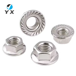 Écrous à bride en acier inoxydable 304 316 sur mesure, dentelés et verrouillables pour applications à haute résistance aux vibrations - Product Image 3