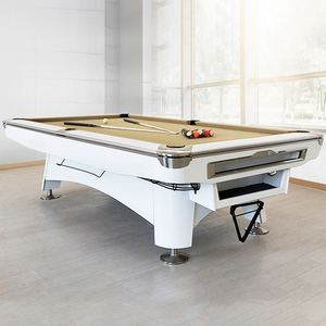 Mesa de billar de madera maciza de 9 y 8 pies con sistema de retorno de bolas JKP-6 - Product Image 5