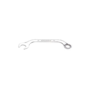 Buy Deep Offset Ring Spanner with Anti-Skid Grip Panel Heat Treated Matte Finish Multi Size <b>Hand</b> <b>Tool</b> <b>Set</b> - Product Image 3